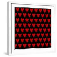 Heart Splatter-Roseanne Jones-Framed Giclee Print