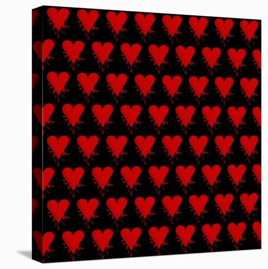 Heart Splatter-Roseanne Jones-Stretched Canvas