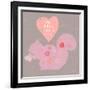 Heart Squirrel-Lola Bryant-Framed Art Print