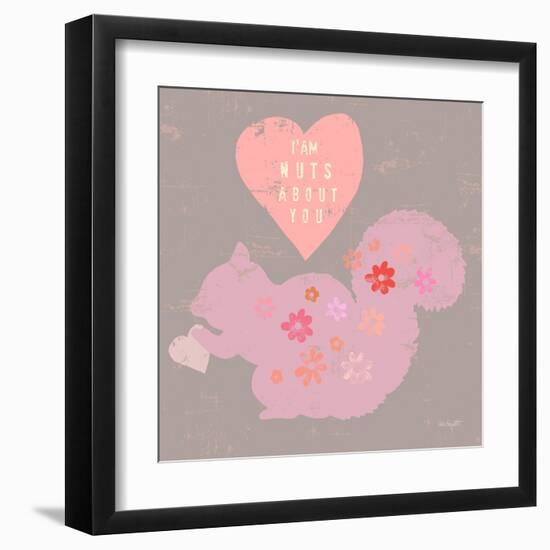 Heart Squirrel-Lola Bryant-Framed Art Print