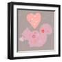 Heart Squirrel-Lola Bryant-Framed Art Print