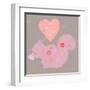 Heart Squirrel-Lola Bryant-Framed Art Print