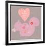 Heart Squirrel-Lola Bryant-Framed Art Print