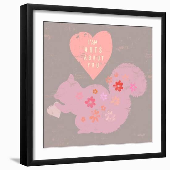 Heart Squirrel-Lola Bryant-Framed Art Print