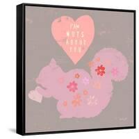 Heart Squirrel-Lola Bryant-Framed Stretched Canvas