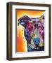 Heart U Pit Bull-Dean Russo-Framed Giclee Print