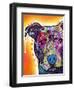 Heart U Pit Bull-Dean Russo-Framed Giclee Print