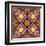 Heart with Flowers: Kaleidoscopic Pattern-Zdanchuk Svetlana-Framed Art Print