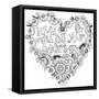 Heart-Robbin Rawlings-Framed Stretched Canvas