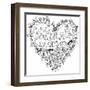 Heart-Robbin Rawlings-Framed Art Print