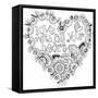 Heart-Robbin Rawlings-Framed Stretched Canvas