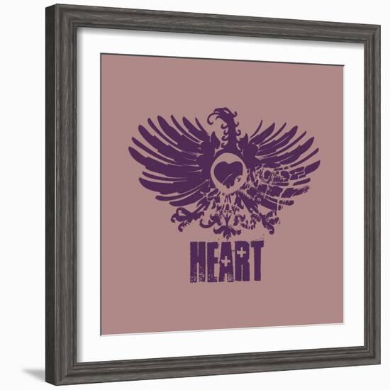 Heart-null-Framed Giclee Print