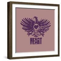 Heart-null-Framed Giclee Print