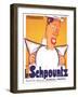 HEARTBEAT, (aka LE SCHPOUNTZ), French poster, Fernandel, 1938-null-Framed Art Print