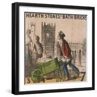 Hearth-Stones! Bath-Bricks!, Cries of London, C1840-TH Jones-Framed Giclee Print