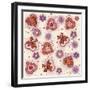 Hearts and Flowers 2-Maria Trad-Framed Giclee Print