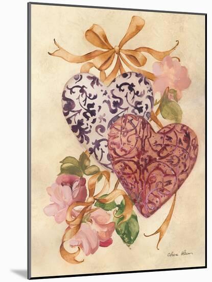 Hearts and Ribbons I-Cheri Blum-Mounted Art Print