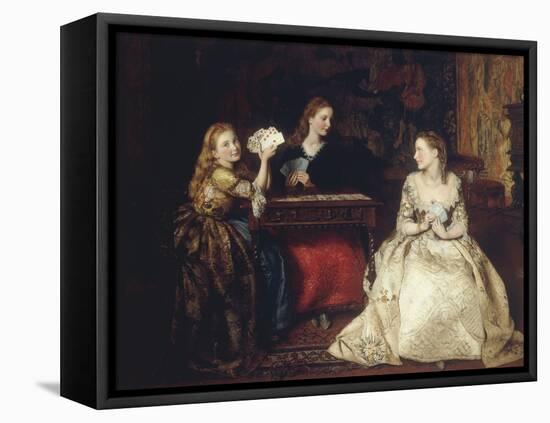 Hearts are Trumps, 1866-James Archer-Framed Stretched Canvas