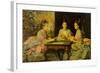 Hearts are Trumps-John Everett Millais-Framed Art Print