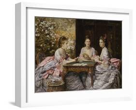 Hearts are Trumps-John Everett Millais-Framed Giclee Print