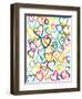 Hearts In Multiples-Bronwyn Baker-Framed Art Print