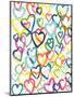 Hearts In Multiples-Bronwyn Baker-Mounted Art Print