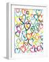 Hearts In Multiples-Bronwyn Baker-Framed Art Print