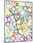 Hearts In Multiples-Bronwyn Baker-Mounted Art Print