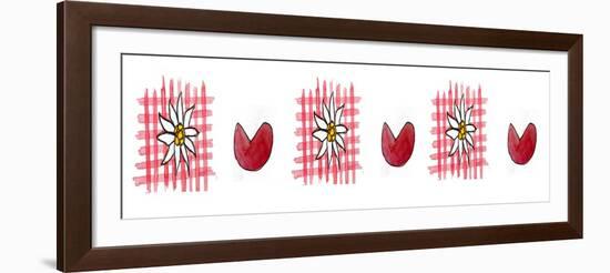 Hearts, Love & Edelweiss-Markus Bleichner-Framed Art Print