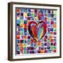 Hearts of a Different Color II-Carolee Vitaletti-Framed Art Print