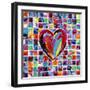 Hearts of a Different Color II-Carolee Vitaletti-Framed Art Print