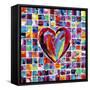 Hearts of a Different Color II-Carolee Vitaletti-Framed Stretched Canvas