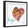 Hearts of Love and Hope I-Patricia Pinto-Framed Premium Giclee Print