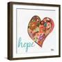 Hearts of Love and Hope I-Patricia Pinto-Framed Premium Giclee Print