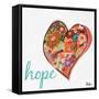 Hearts of Love and Hope I-Patricia Pinto-Framed Stretched Canvas