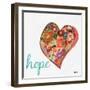 Hearts of Love and Hope I-Patricia Pinto-Framed Art Print