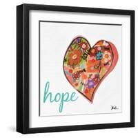 Hearts of Love and Hope I-Patricia Pinto-Framed Art Print