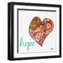 Hearts of Love and Hope I-Patricia Pinto-Framed Art Print