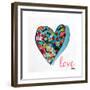 Hearts of Love and Hope II-Patricia Pinto-Framed Premium Giclee Print