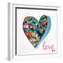 Hearts of Love and Hope II-Patricia Pinto-Framed Art Print