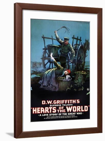 Hearts Of The World - 1918-null-Framed Giclee Print