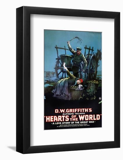 Hearts Of The World - 1918-null-Framed Giclee Print