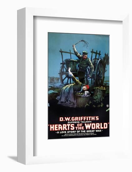 Hearts Of The World - 1918-null-Framed Giclee Print