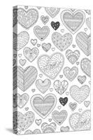 Hearts on Hearts-Hello Angel-Stretched Canvas