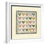 Hearts Patchwork-Robin Betterley-Framed Premium Giclee Print