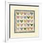 Hearts Patchwork-Robin Betterley-Framed Giclee Print