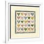 Hearts Patchwork-Robin Betterley-Framed Giclee Print