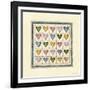 Hearts Patchwork-Robin Betterley-Framed Giclee Print