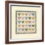 Hearts Patchwork-Robin Betterley-Framed Giclee Print