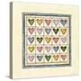 Hearts Patchwork-Robin Betterley-Stretched Canvas